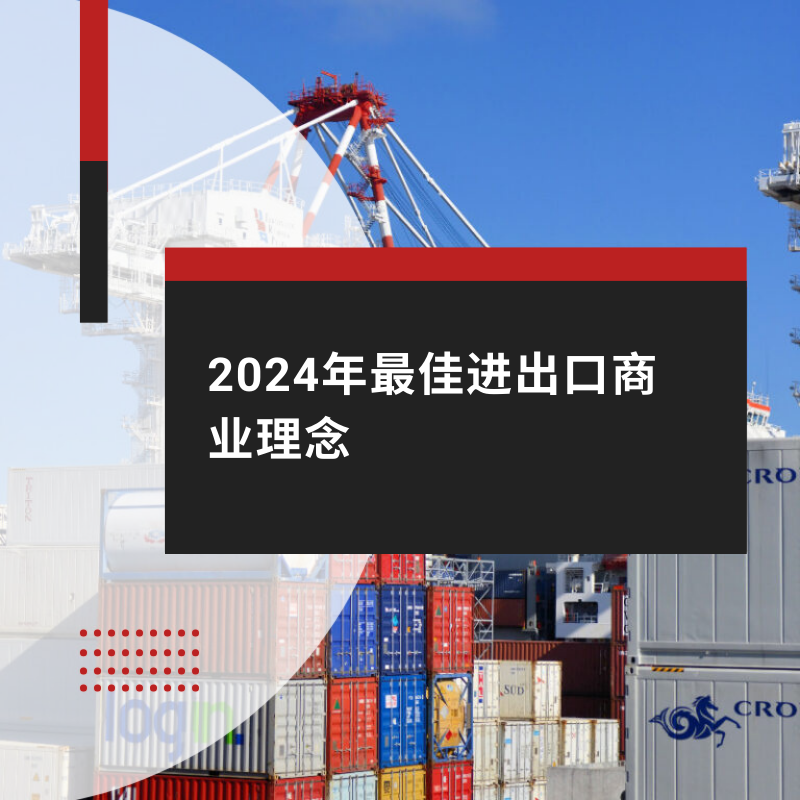 2024年最佳进出口商业理念