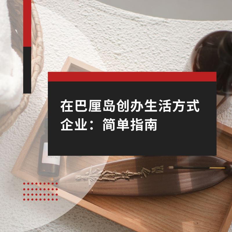 在巴厘岛创办生活方式企业：简单指南