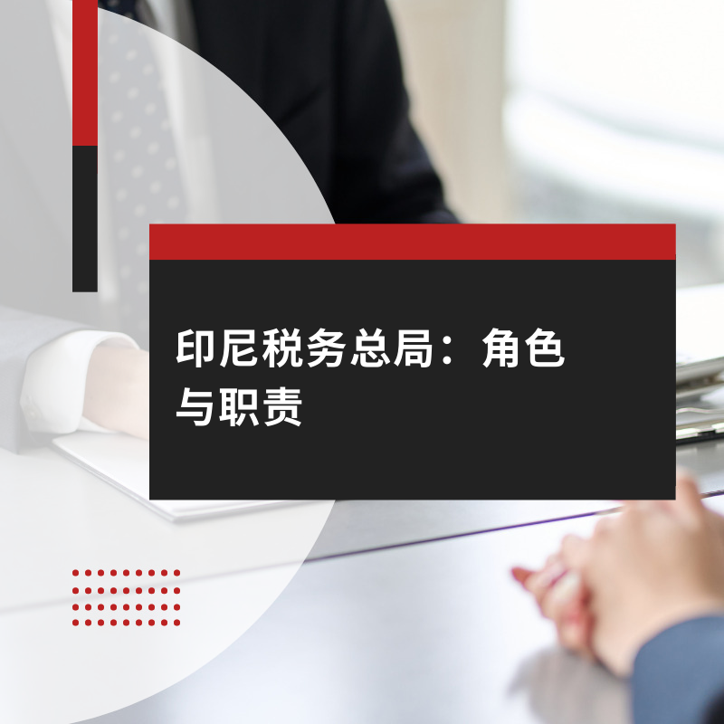 印尼税务总局：角色与职责
